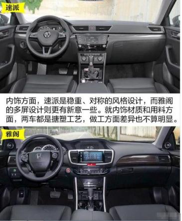 雅阁和速派哪个好,空间优势谁更强(速派略胜一筹)