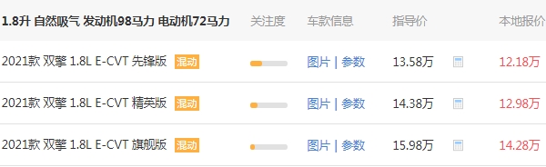 卡罗拉2022新款油电混合价格 2022新款卡罗拉售价13万(全款落地13.9万起)