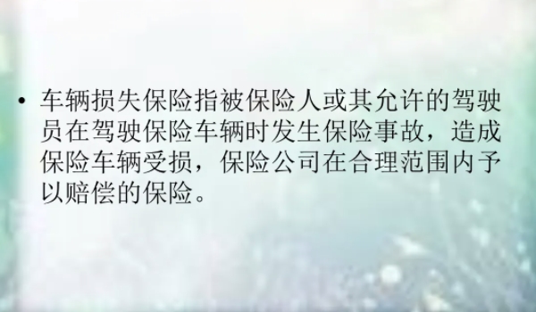 车辆损失险是什么意思 车辆受到保险范围损害可理赔(雷击/暴雨)