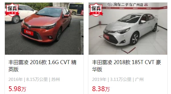 雷凌油电混合售价2021款 2021款已停售(2022款售价11万)