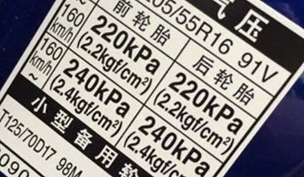 夏天胎压多少正常合适 2.2-2.3BAR比较适合(可以正常使用)