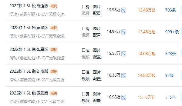 凌派2022款图片及报价 凌派2022款新车售价10.98万元