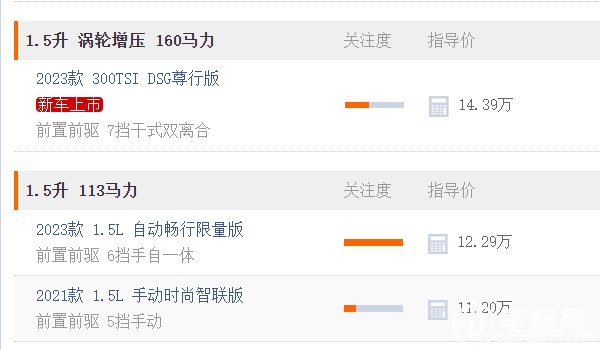 宝来传奇1.5自动时尚型落地价 全款落地12.01万元(必要花费6684元)