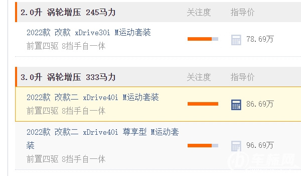 宝马x6多少钱 新车售价78.69万元(全款落地87.80万元)