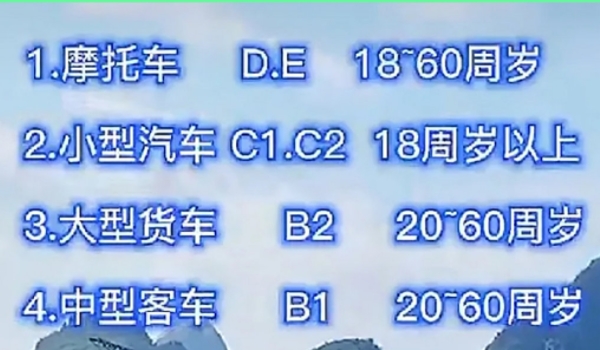 c1驾照能开什么车 自动挡和手动挡车型（c2、c3、C4所有车型）