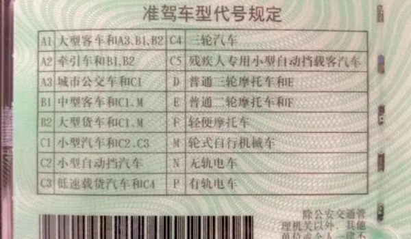 a2驾驶证能开什么车 开重、中全挂、半挂车(B1、B2、C1、C2等类型)